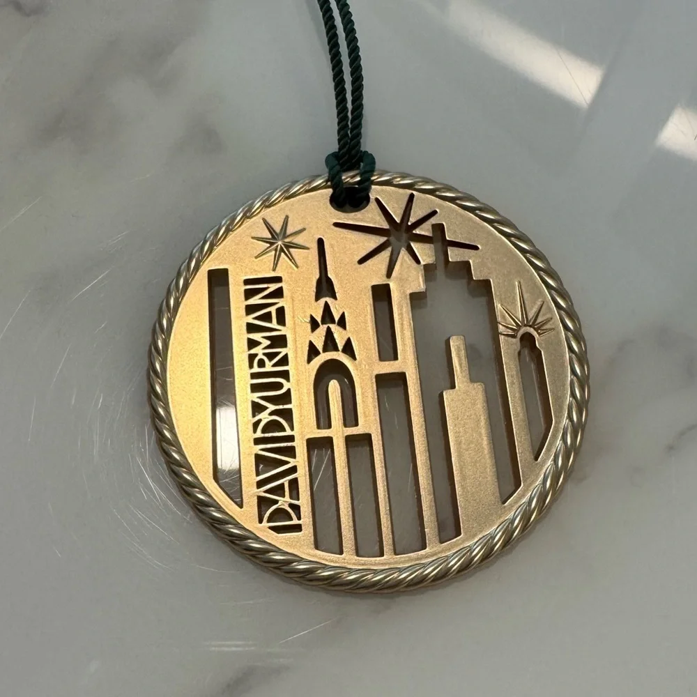 David Yurman Gold Skyline Ornament - Picture 2 of 8